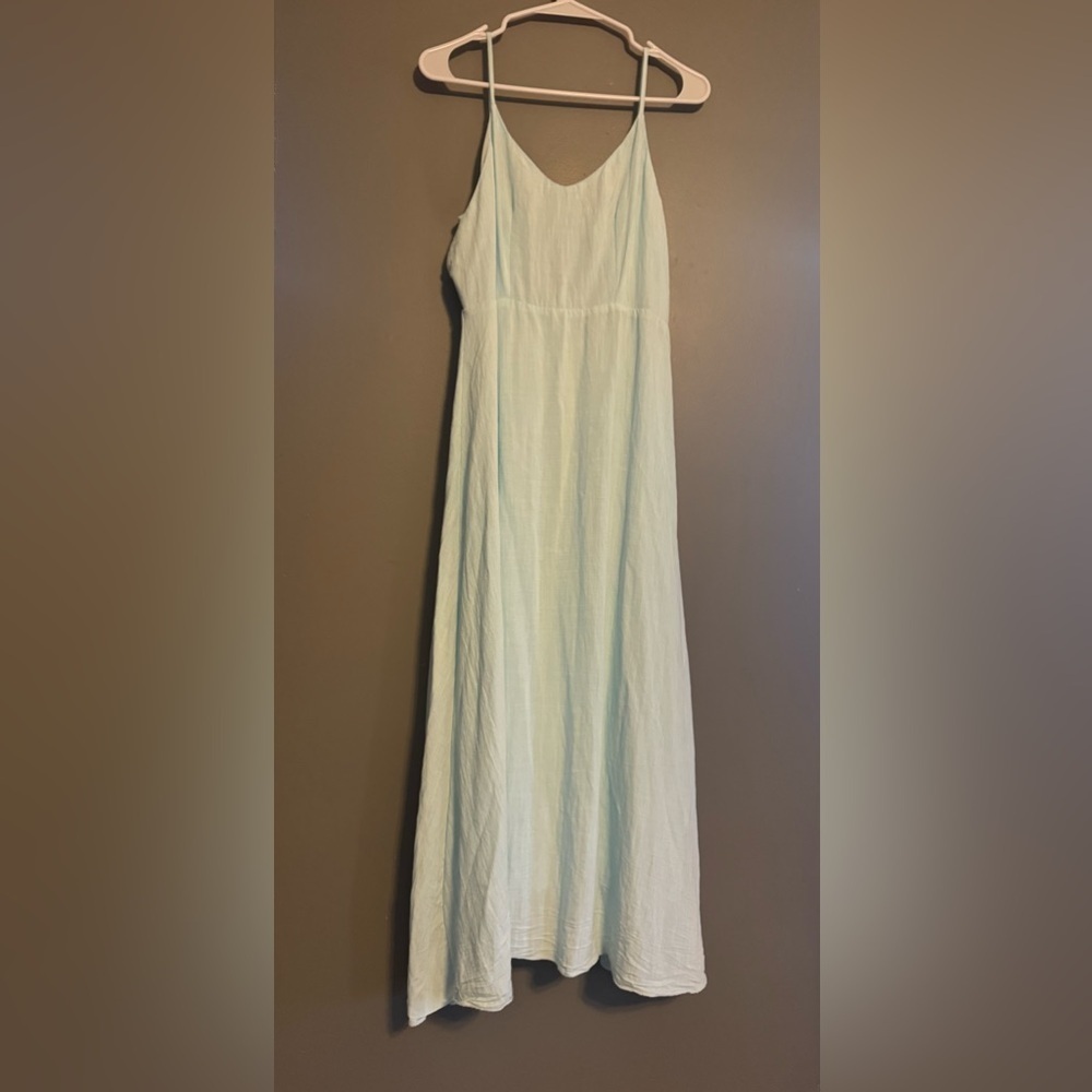 Light Blue/green Maxi Dress